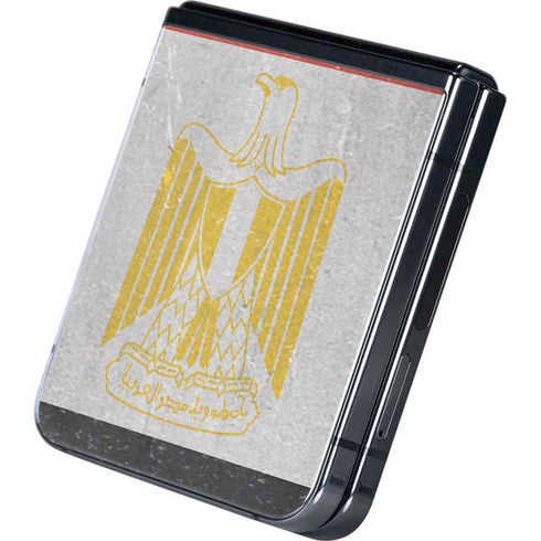 Egyptian Flag Distressed Galaxy Z Flip5 5G Skin